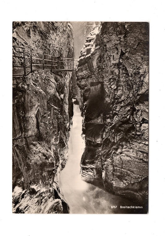 Ansichtskarte Breitachklamm bei Oberstdorf / Allgäu