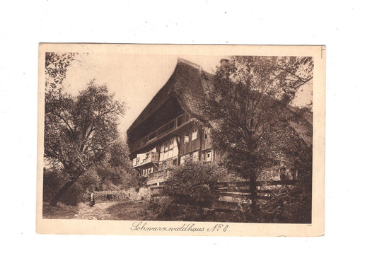 Ansichtskarte Schwarzwald / Schwarzwaldhaus / K1-56