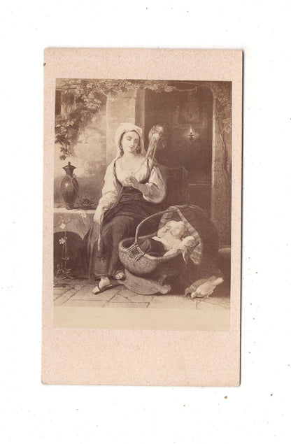 Fotografie Kunst / Frau mit Baby - 1870er