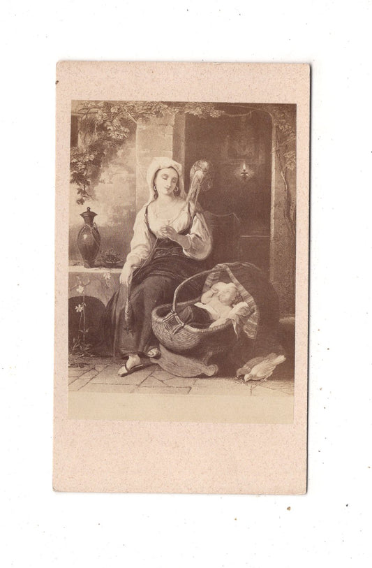 Fotografie Kunst / Frau mit Baby - 1870er