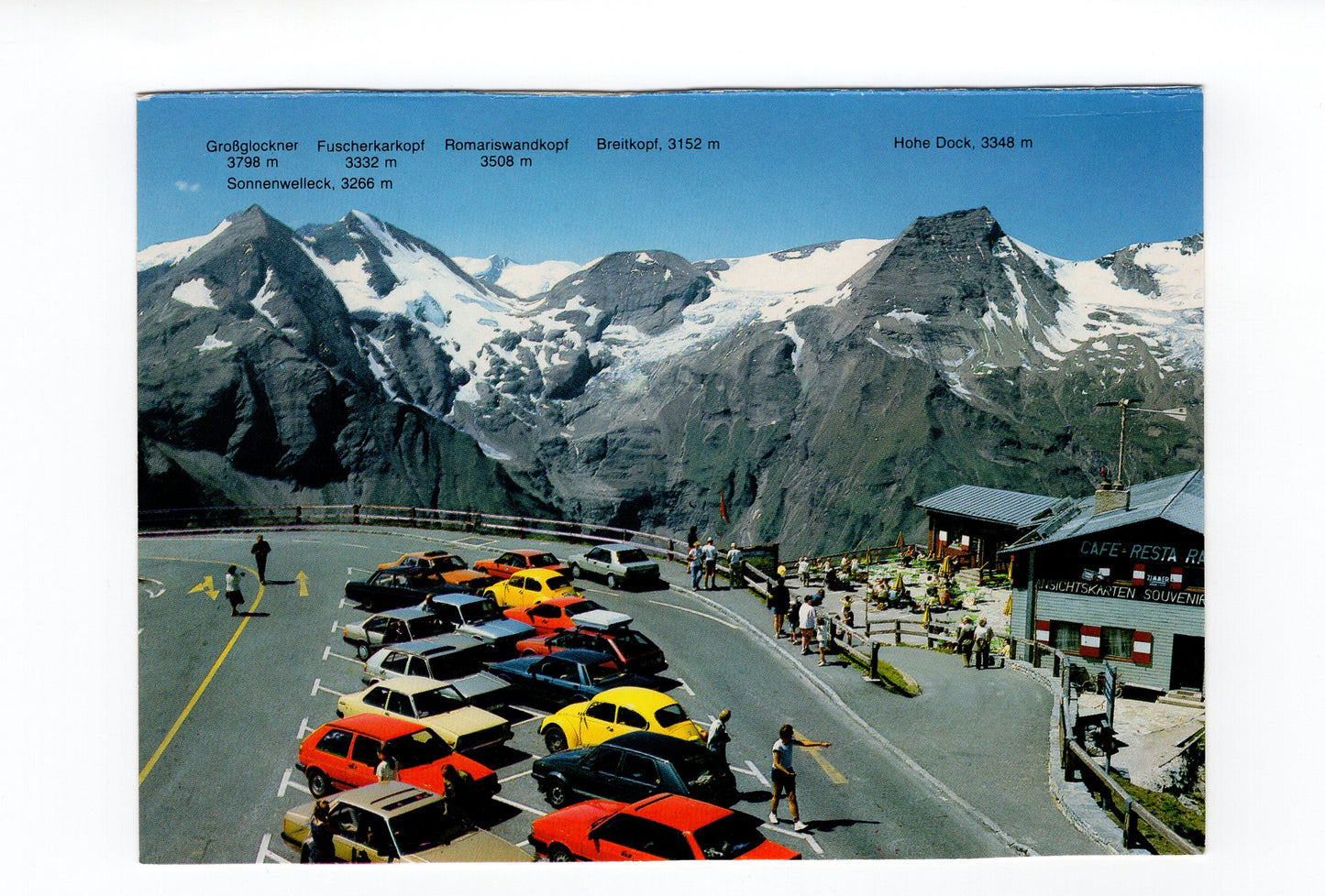 Ansichtskarte Großglockner-Hochalpenstraße / Parkplatz Edelweißspitze / Österreich