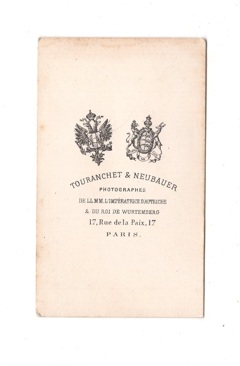 Fotografie Damenportrait - Paris um 1870 / CDV C1-01