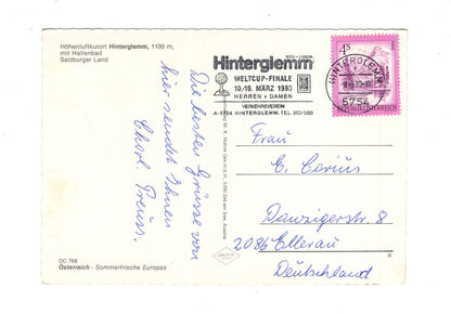 Ansichtskarte Hinterglemm / Salzburger Land / Österreich
