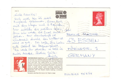 Ansichtskarte Edinburgh Castle / Schottland / M1-67