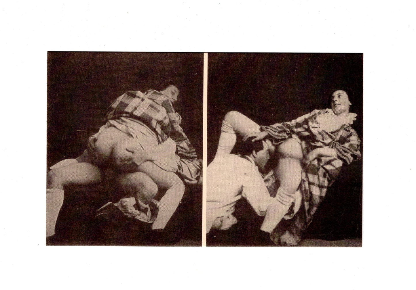 Ansichtskarte Akt / Erotik / Erotische Szene