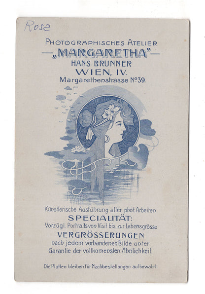 Fotografie Feine Dame - Wien 1900er / CAB W-20