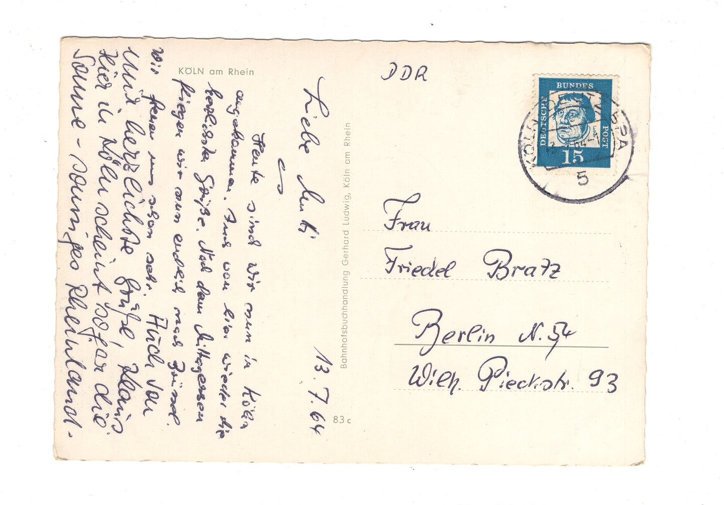 Ansichtskarte Köln am Rhein / G1-57