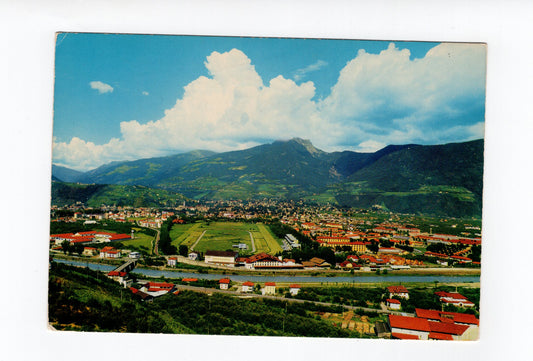 Ansichtskarte Merano Meran / Panorama mit Rennbahn / Südtirol / Italien