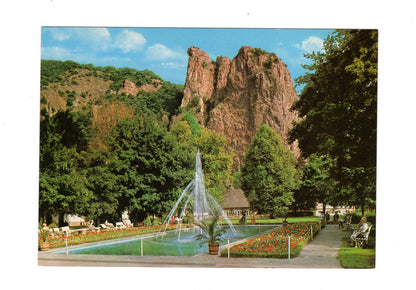 Ansichtskarte Bad Münster am Stein-Ebernburg / Kurpark