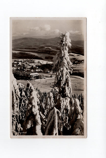 Ansichtskarte Lückendorf / Zittauer Gebirge / Blick über das Kurhaus