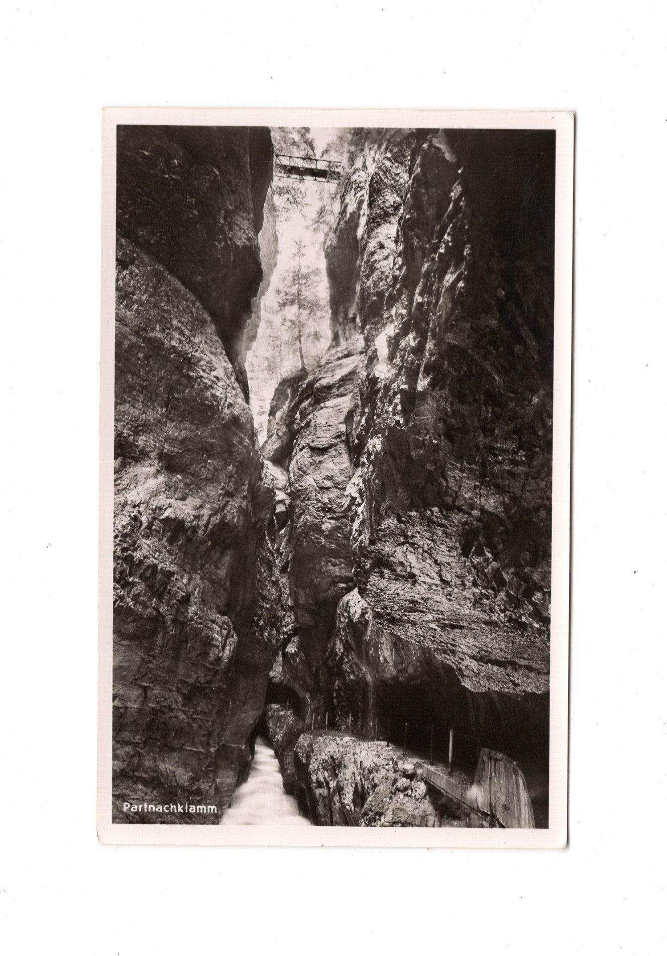 Ansichtskarte Partnachklamm