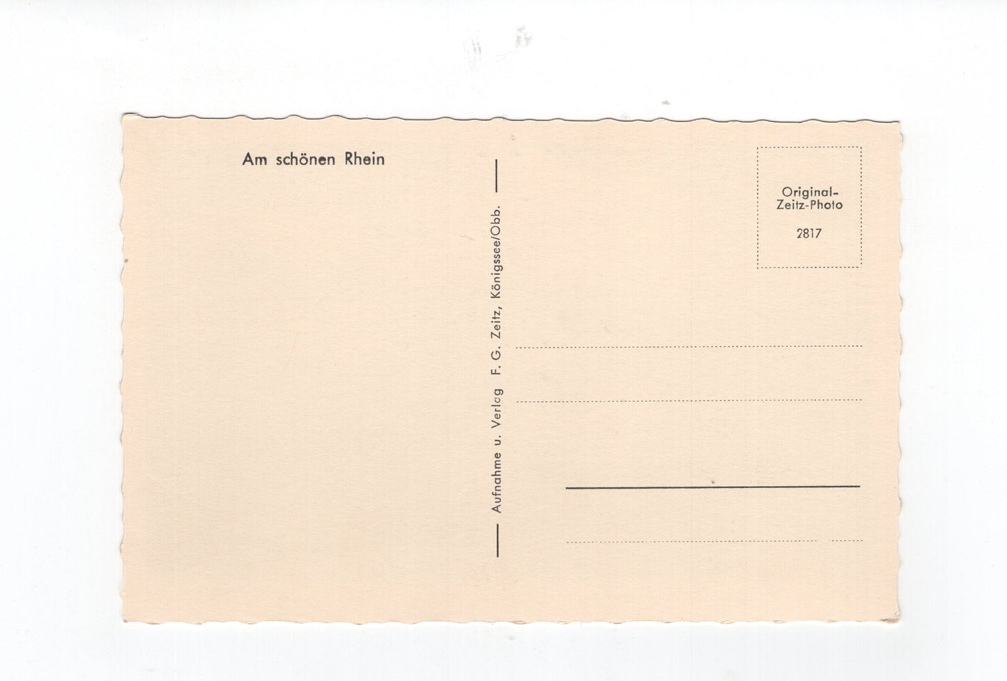 Ansichtskarte Oberwesel am Rhein mit der Schönburg