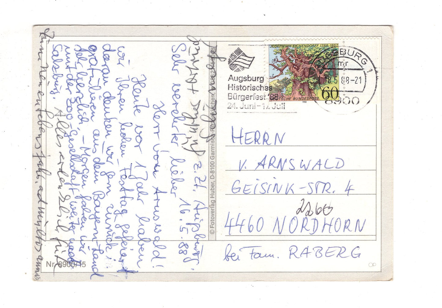 Ansichtskarte Augsburg / Rathaus und Perlachturm  / I1-66