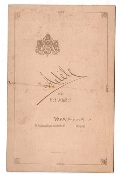 Fotografie Feine Dame - Wien um 1880 / CAB W-20
