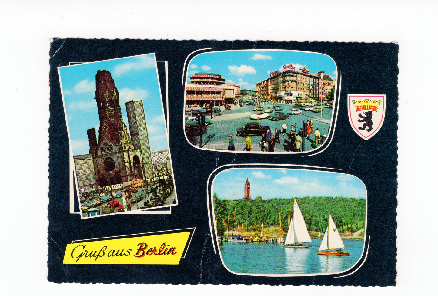 Ansichtskarte Berlin / Kaiser-Wilhelm-Gedächtniskirche +++