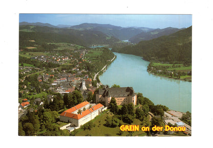 Ansichtskarte Grein an der Donau / Strudengau / Oberösterreich / Österreich