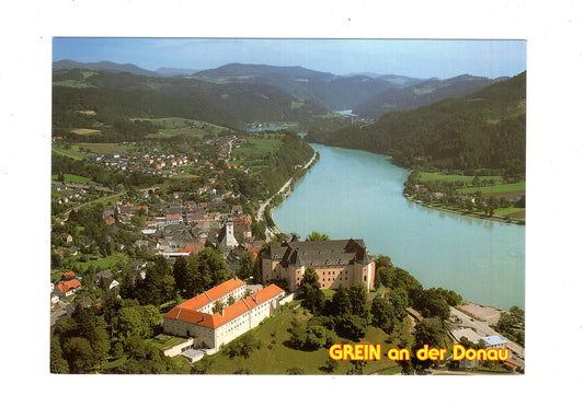 Ansichtskarte Grein an der Donau / Strudengau / Oberösterreich / Österreich