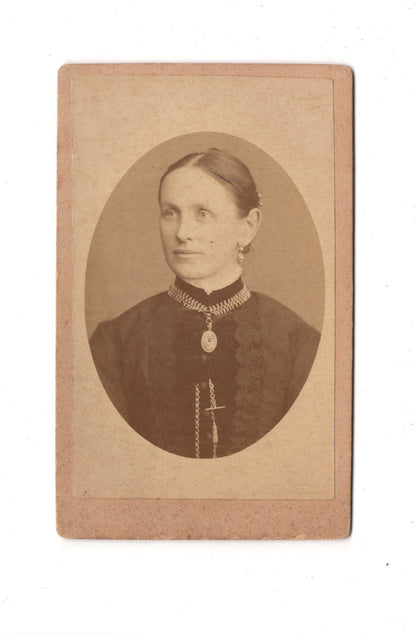 Fotografie Damenportrait - Stendal 1880er / CDV C1-01