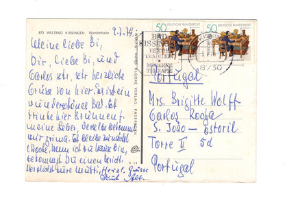 Ansichtskarte Bad Kissingen / Wandelhalle