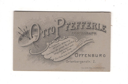 Fotografie Soldat - Offenburg um 1900 / CDV M1-04