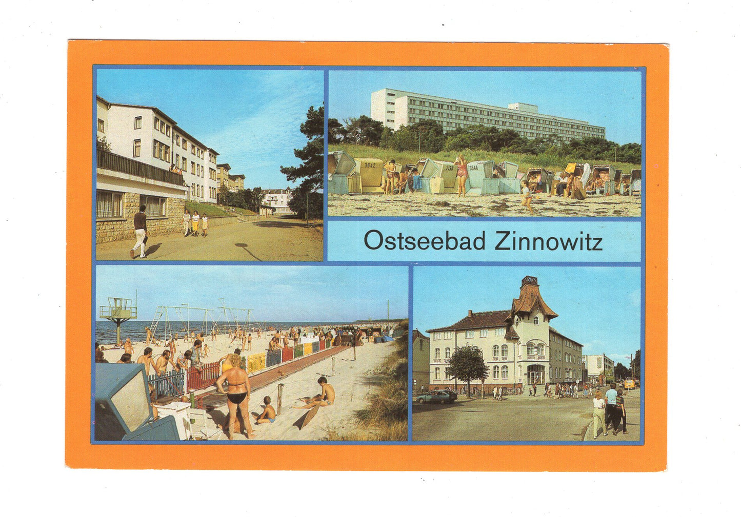Ansichtskarte Ostseebad Zinnowitz / Kreis Wolgast