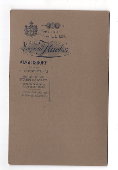 Fotografie Feine Dame - Atzgersdorf bei Wien um 1910 / CAB W-20