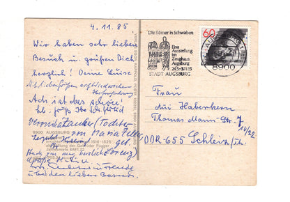 Ansichtskarte Die Fuggerei in Augsburg / I1-66