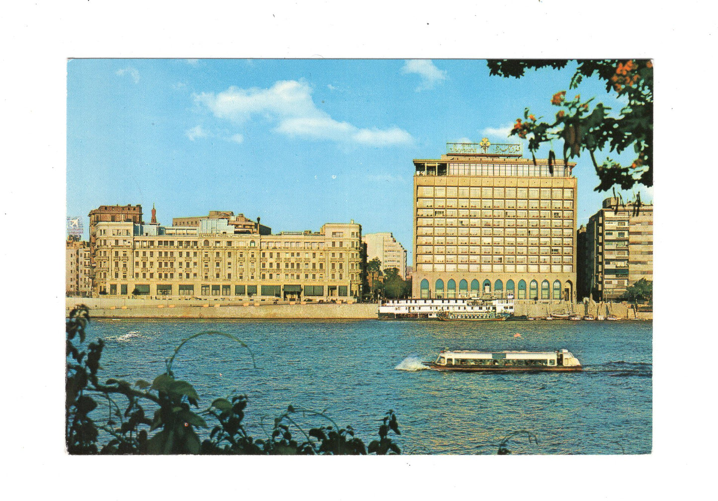 Ansichtskarte Kairo / Shepeards und Semiramis Hotel / Ägypten