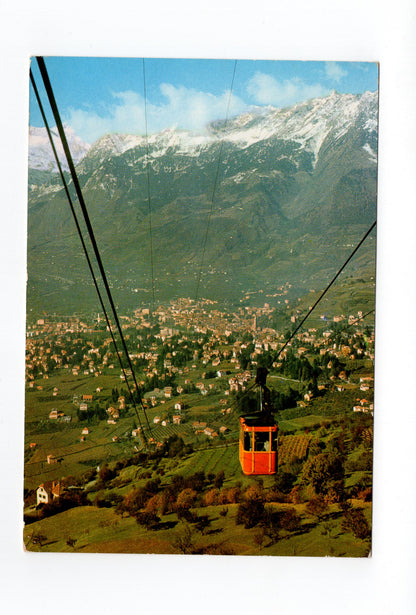 Ansichtskarte Merano Meran / Ansicht von der Haflinger Seilbahn / Südtirol / Italien