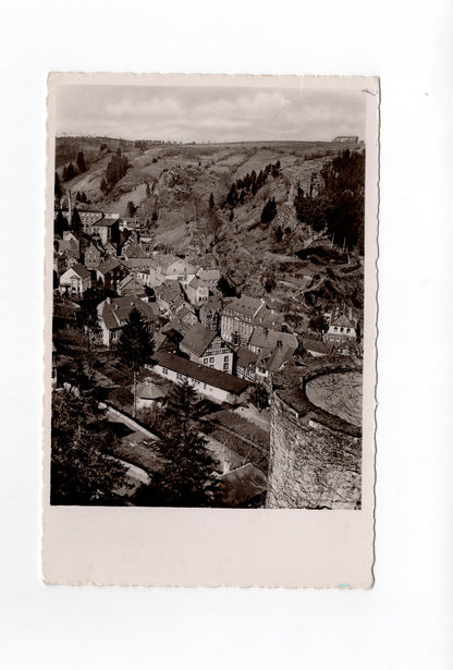 Ansichtskarte Monschau / Eifel / Blick von der Burg