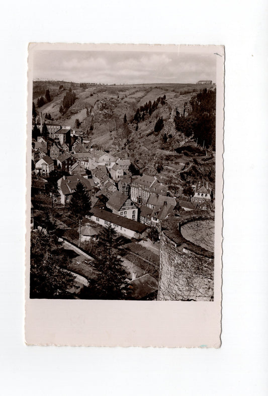 Ansichtskarte Monschau / Eifel / Blick von der Burg