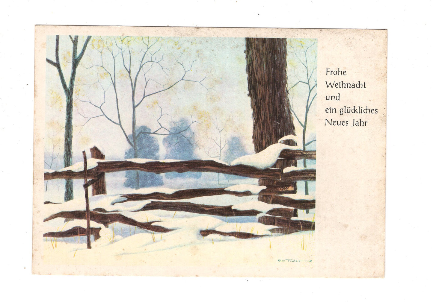 Ansichtskarte Feiertage / Frohe Weihnachten / K1-59