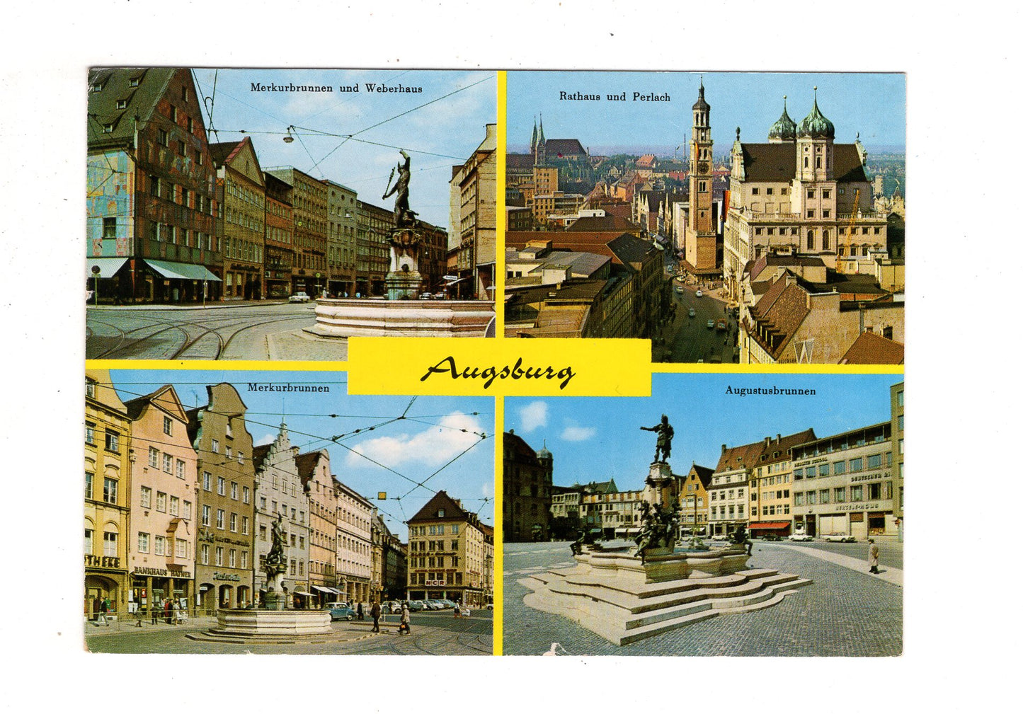 Ansichtskarte Augsburg / Merkurbrunnen +++ / I1-66