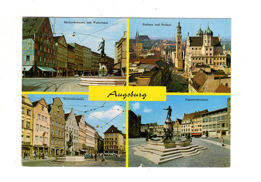 Ansichtskarte Augsburg / Merkurbrunnen +++ / I1-66