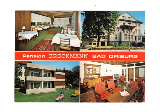 Ansichtskarte Bad Driburg / Pension Brockmann