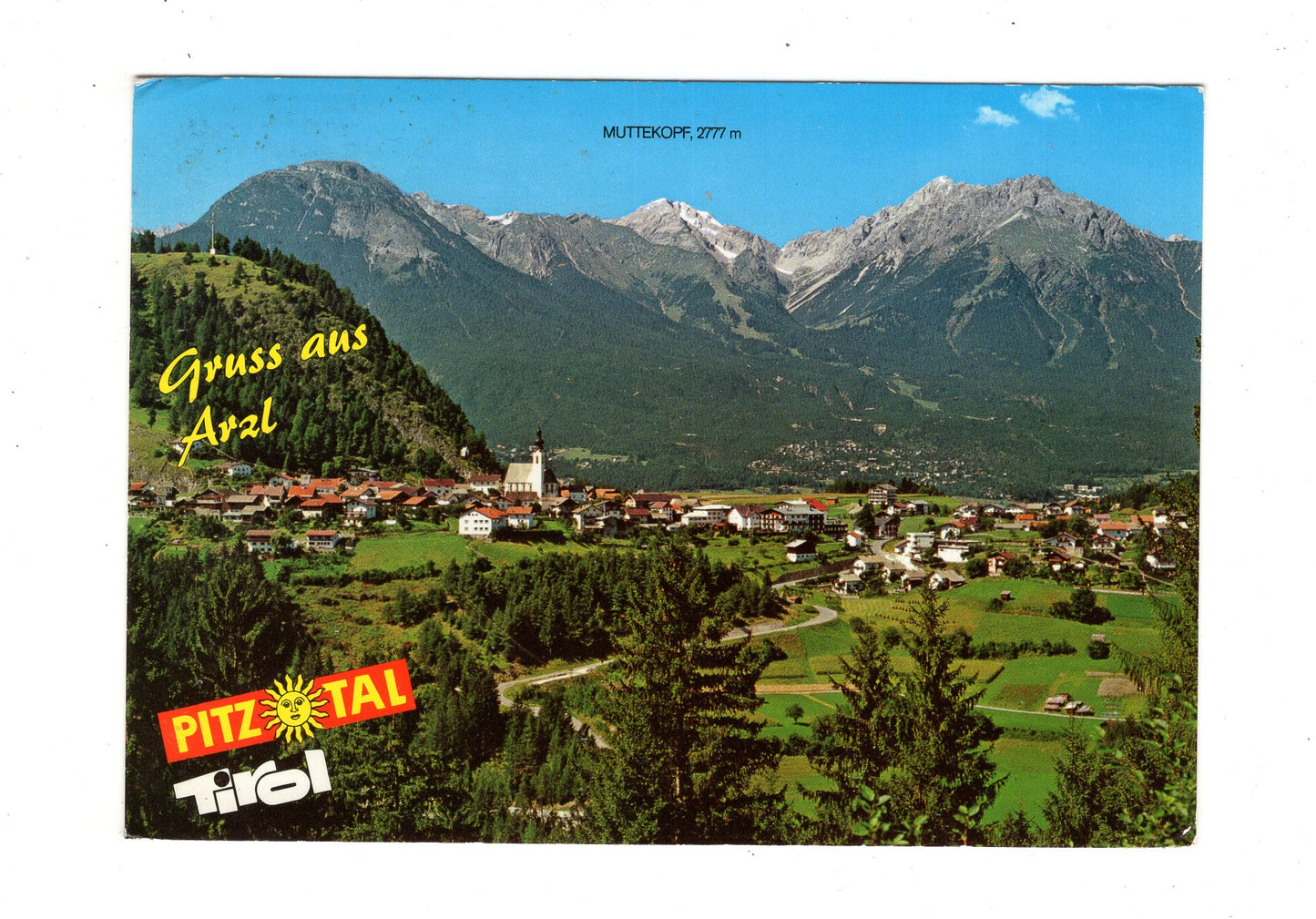 Ansichtskarte Arzl / Pitztal / Tirol / Österreich