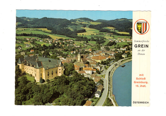 Ansichtskarte Grein an der Donau / Strudengau / Oberösterreich / Österreich