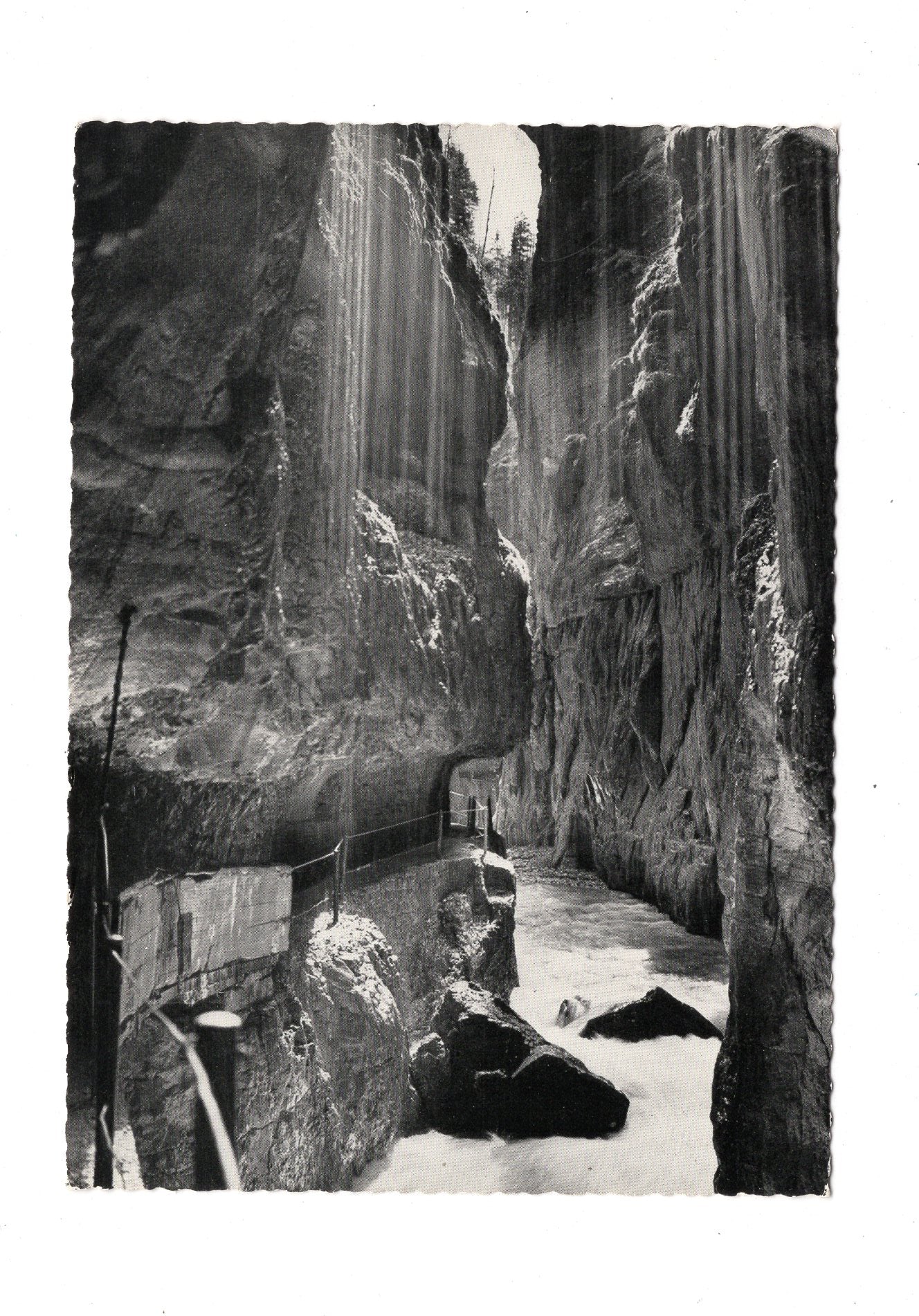 Ansichtskarte Partnachklamm