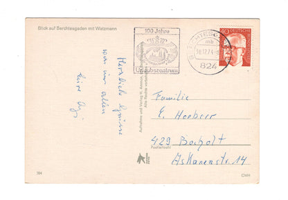 Ansichtskarte Berchtesgaden mit Watzmann / H1-70