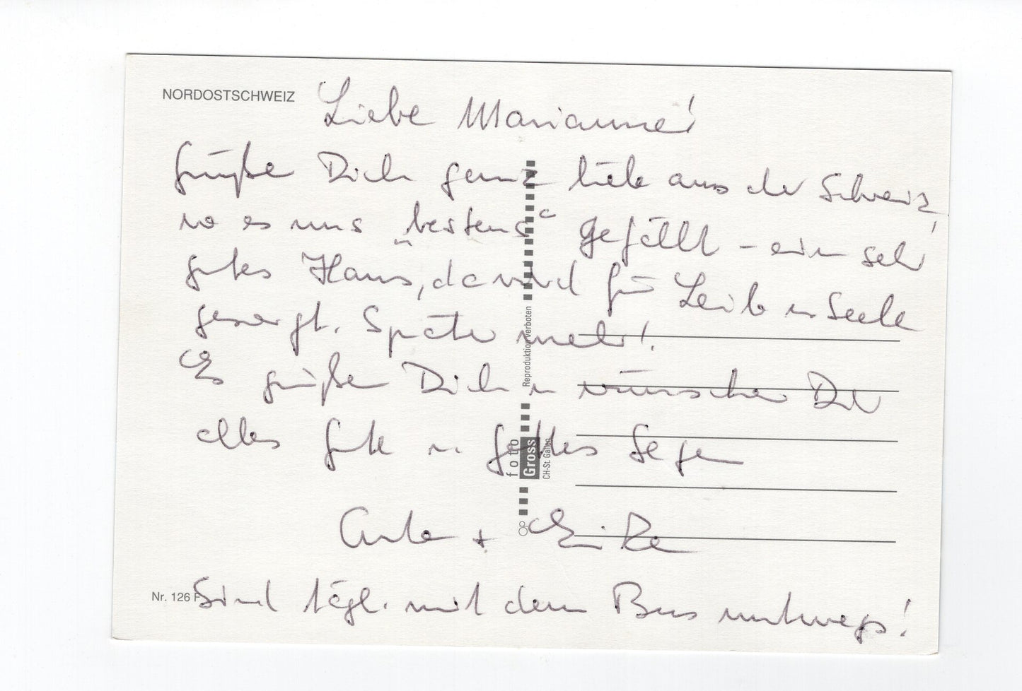 Ansichtskarte Nordostschweiz / Rorschach / St. Gallen +++ Schweiz