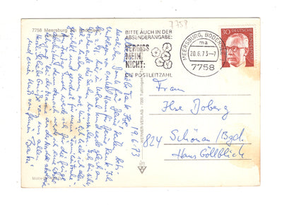 Ansichtskarte Meersburg am Bodensee / Luftaufnahme / J1-64