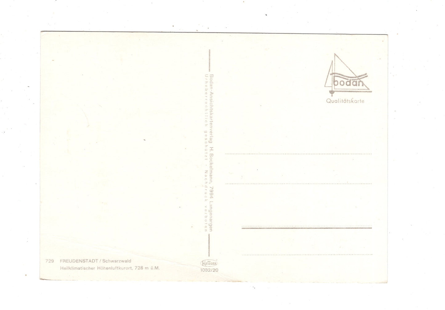 Ansichtskarte Freudenstadt im Schwarzwald / Rathaus +++ / K1-56