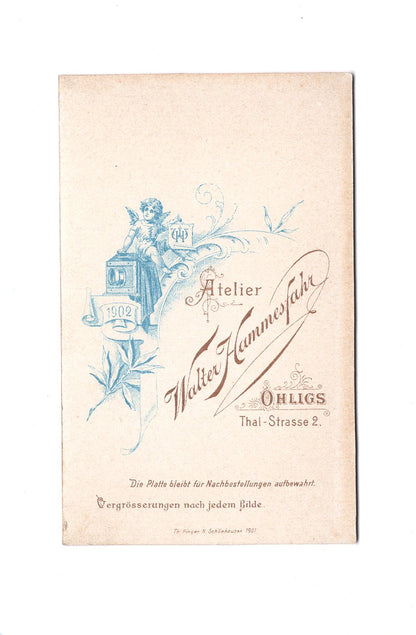 Fotografie Damenportrait - Ohligs 1890er