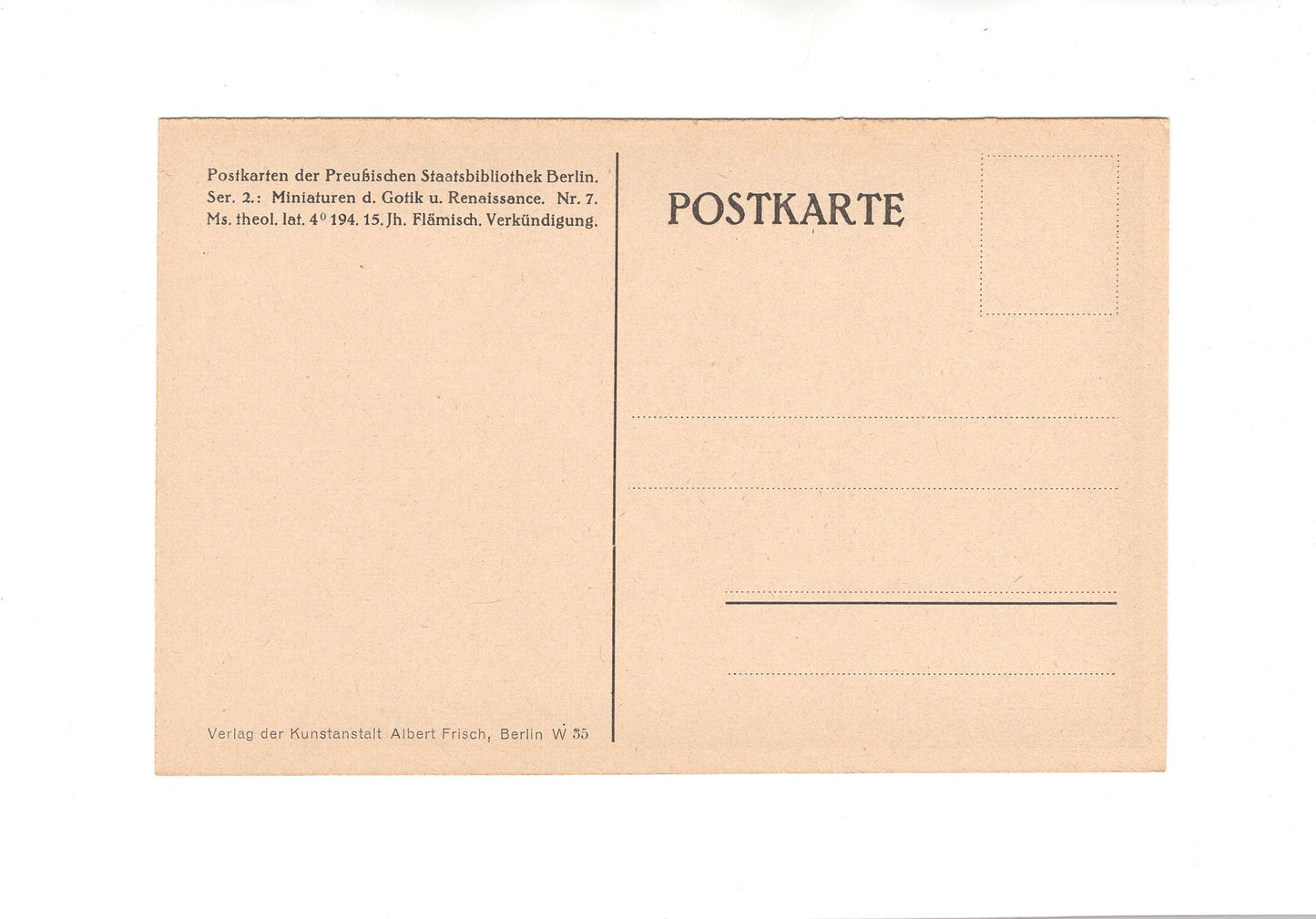 Ansichtskarte / Kunst Postkarte der Preußischen Staatsbibliothek Berlin