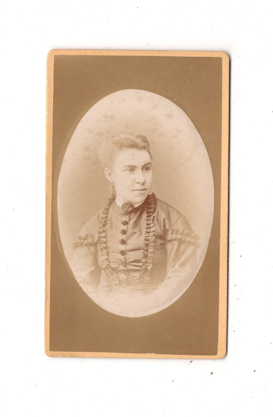 Fotografie Damenportrait - Augsburg 1870er / CDV N1-11