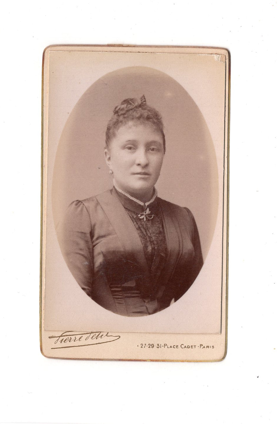 Fotografie Damenportrait - Paris 1888 / CDV C1-01