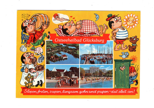 Ansichtskarte Ostseeheilbad Glücksburg