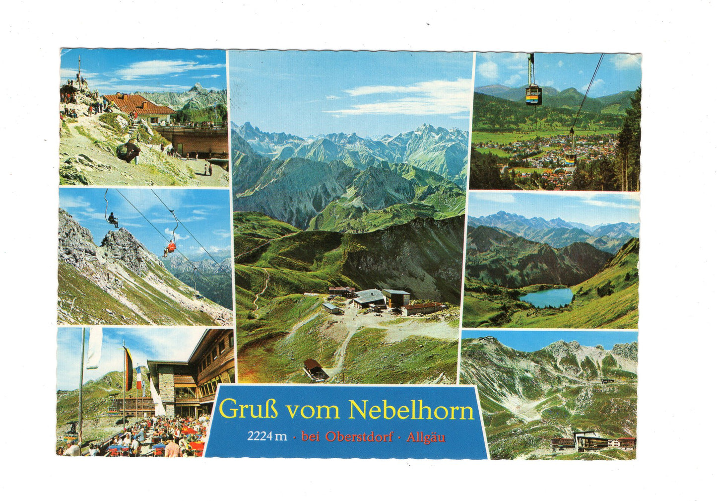 Ansichtskarte Nebelhorn bei Oberstdorf im Allgäu / H1-53
