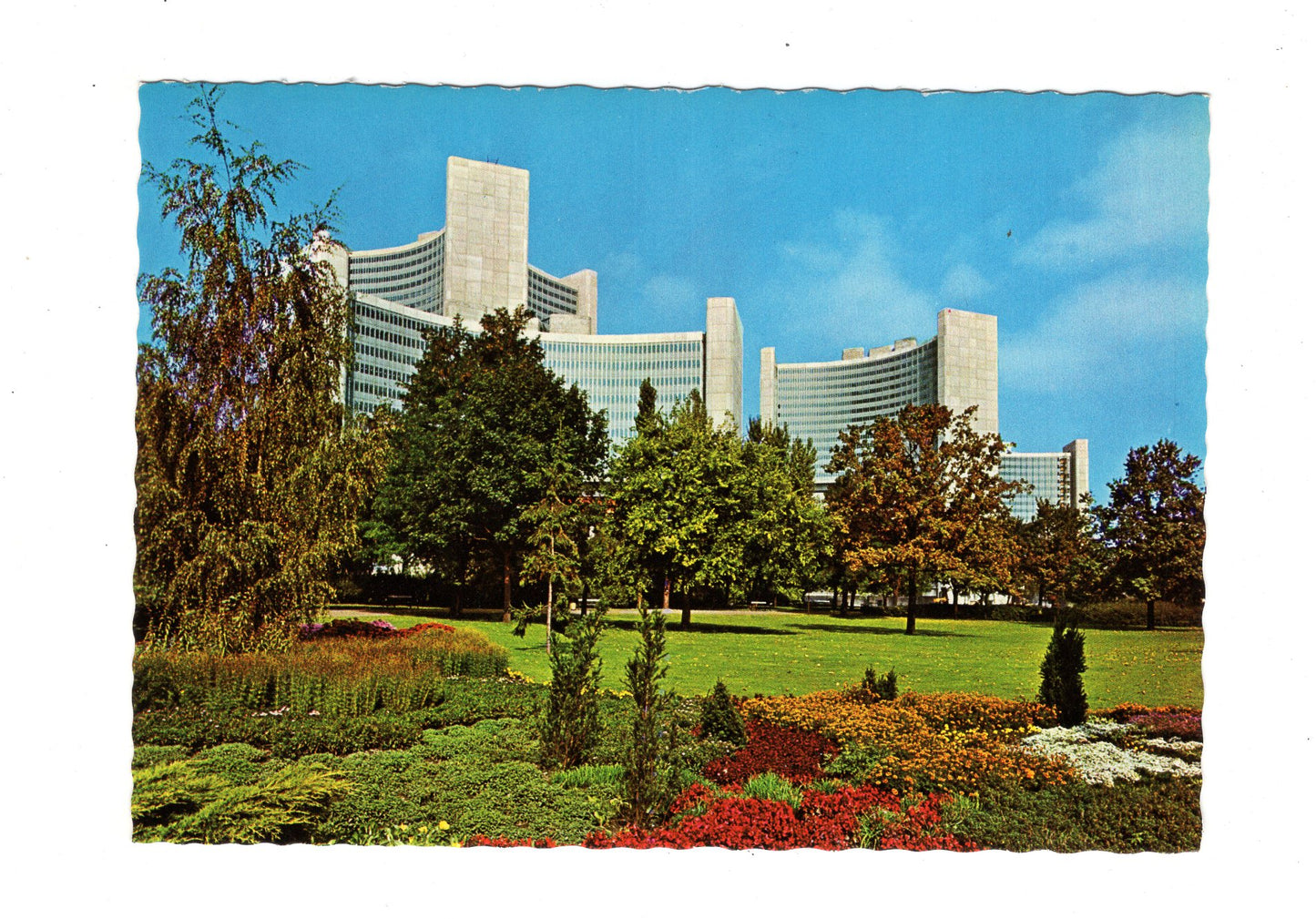 Ansichtskarte Internationales Zentrum Wien / Donaupark / Österreich