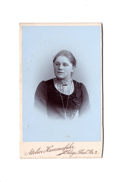 Fotografie Damenportrait - Ohligs 1890er